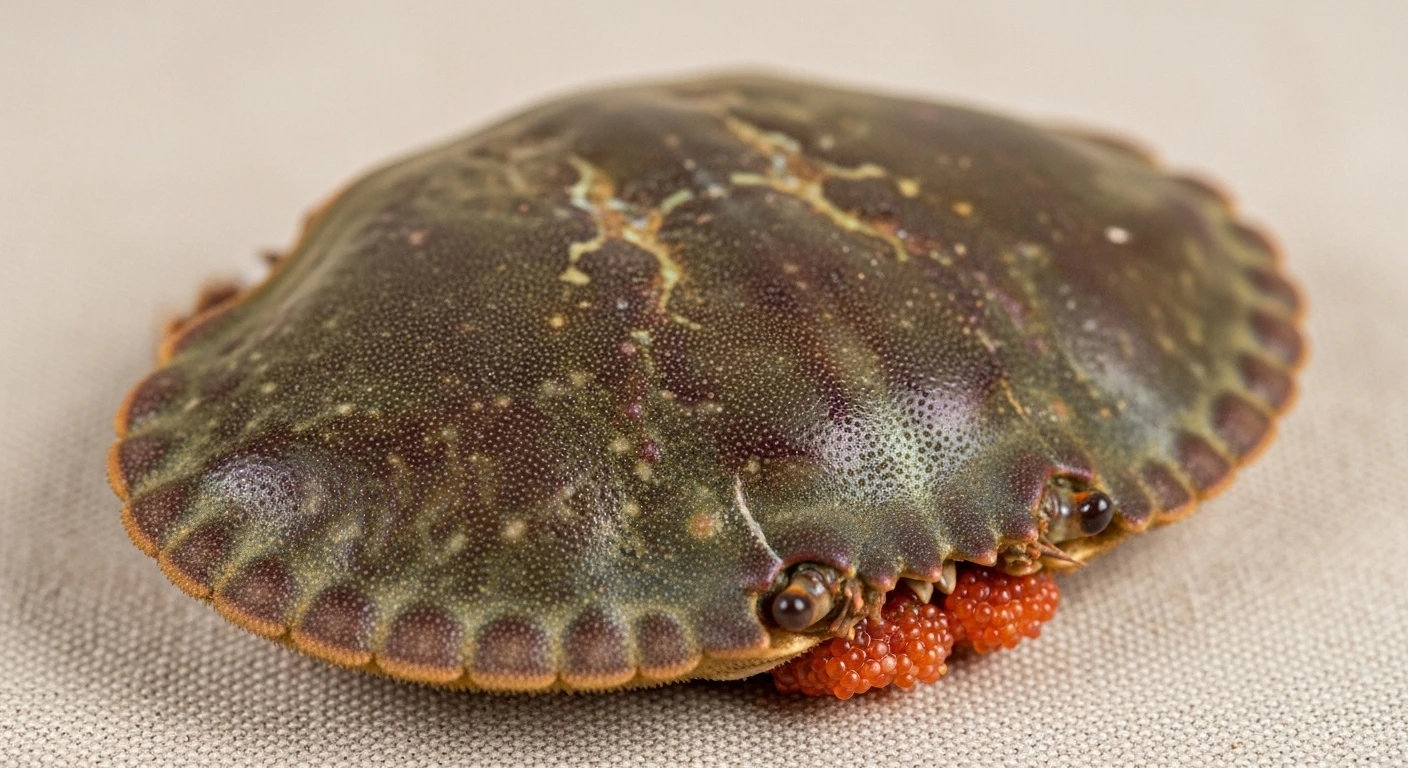 Yếm cua cái to tròn bầu bĩnh